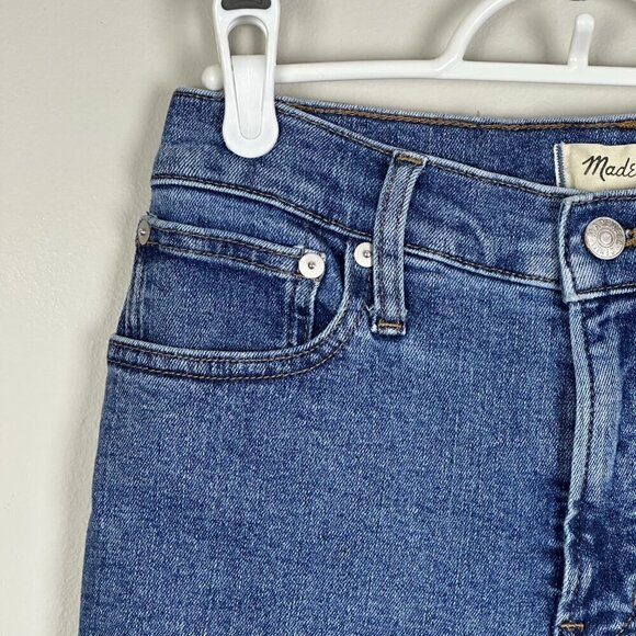 Madewell Mid Rise Perfect Vintage Jeans Medium Wash - Picture 4 of 16